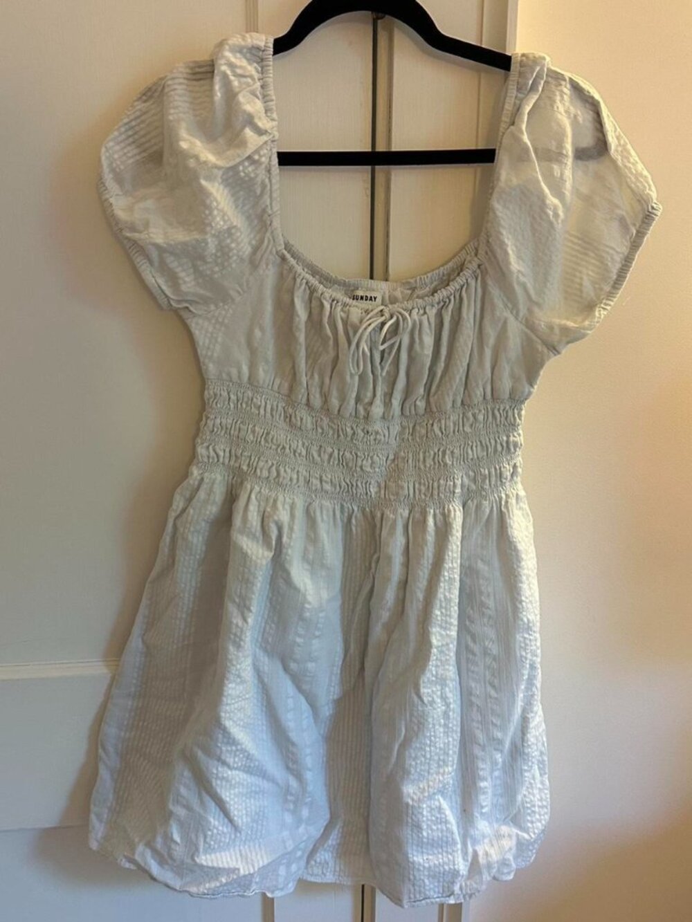 Aritzia Sunday Best White Dress Size M